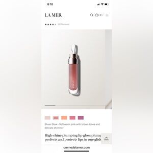 La Mer The lip Volumizer Sheer Glow